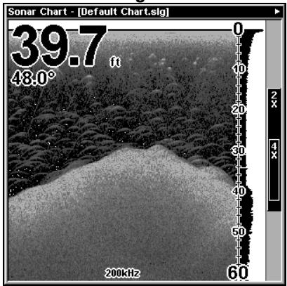 LOWRANCE LMS-332C - Fonctionnement du Sonar - 4