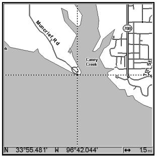 LOWRANCE LMS-332C - Créer une Icone sur la Carte - 1