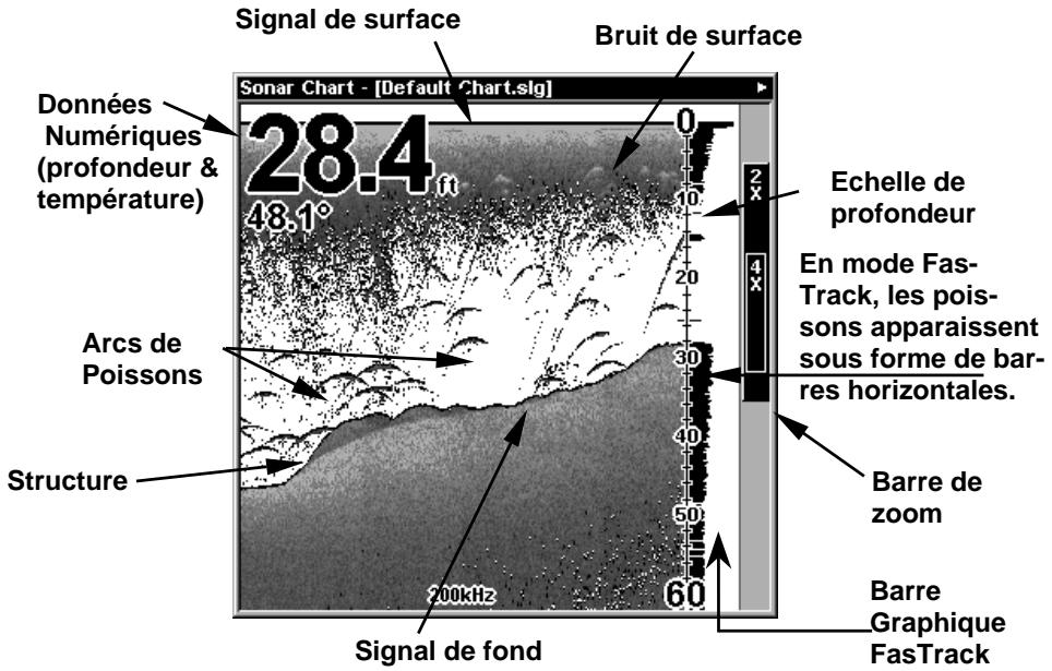 LOWRANCE LMS-332C - Ecran du Sondeur - 8