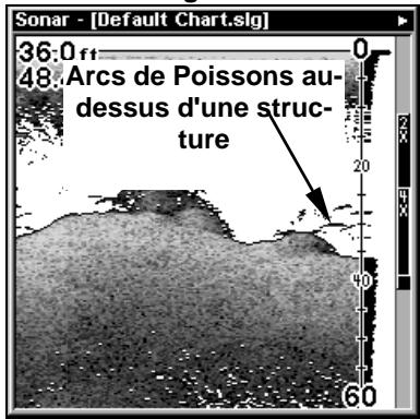 LOWRANCE LMS-332C - Fish I.D.™ (Symboles & Profondeurs des Poissons) - 5