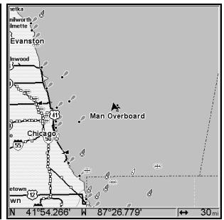 LOWRANCE LMS-332C - Retourner au Point de Repère MOB - 3