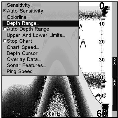 LOWRANCE X107C DF - Portée en profondeur - automatique - 1