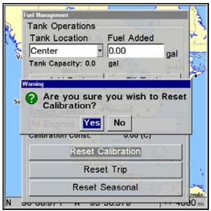 LOWRANCE X510C - Pour étalonner les Trim Tabs: - 2