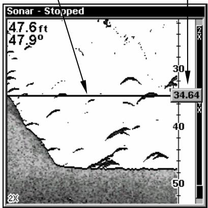 LOWRANCE X510C - Curseur de Profondeur - 2