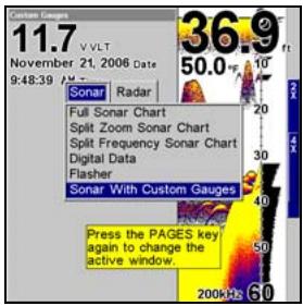 LOWRANCE X510C - Sondeur avec Indicateurs Personalisés - 1