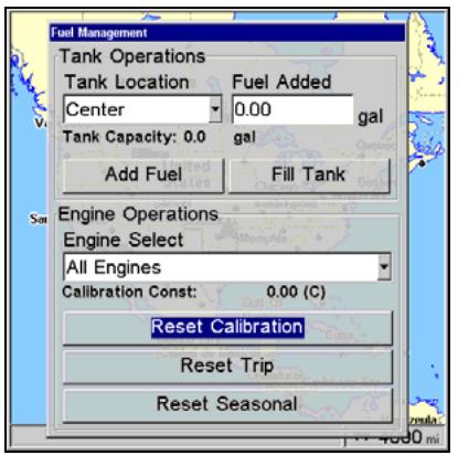 LOWRANCE X515C DF - Pour étalonner les trim tabs: - 1
