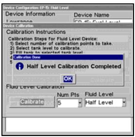 LOWRANCE X515C DF - Étalonnage 3 points - 3