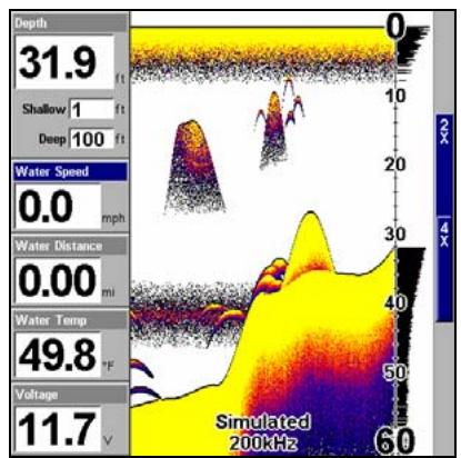 LOWRANCE X515C DF - Personnaliser l'écran de données numériques - 2