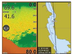 LOWRANCE HDS-7M - Ajouter un calque data (données) ou gauge (jauge) à une page : - 2