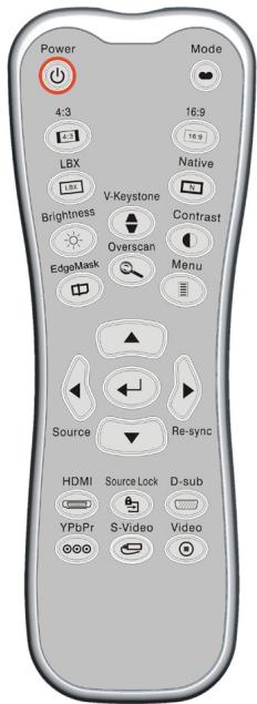 OPTOMA HD700X - Télécommande - 1