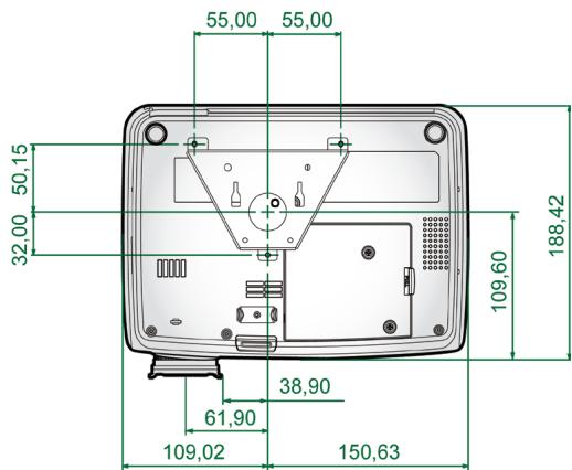 OPTOMA HD700X - Installation au plafond - 4