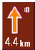 BECKER TRAFFIC ASSIST HIGHSPEED TRAFFIC ASSIST HIGHSPEED II - Affichage de la carte avec guidage vers la destination - 4