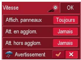 BECKER TRAFFIC ASSIST PRO - La touche Vitesse - 1