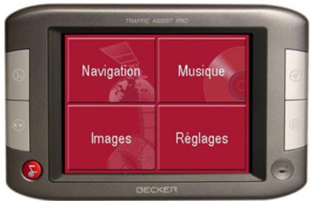 BECKER TRAFFIC ASSIST PRO - Règles de base concernant l'écran tactile - 1