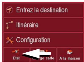 BECKER TRAFFIC ASSIST PRO - Menu de navigation: Etat - 1