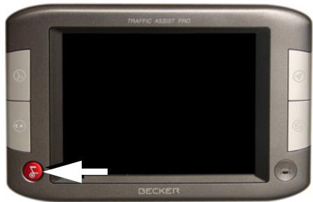 BECKER TRAFFIC ASSIST PRO - La touche Back - 1