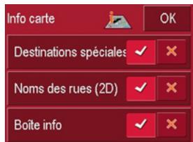 BECKER TRAFFIC ASSIST PRO - La touche Info carte - 1