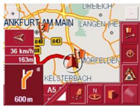 BECKER TRAFFIC ASSIST PRO - Affichage de la carte avec barre d'outils - 2