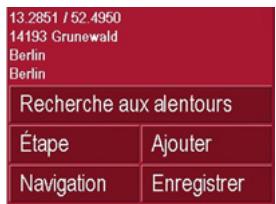 BECKER TRAFFIC ASSIST PRO 7916 - Informations de position (barre d'outils) - 2
