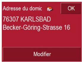 BECKER TRAFFIC ASSIST PRO 7916 - La touche Adresse du domicile - 2