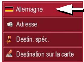 BECKER TRAFFIC ASSIST PRO 7916 - Destination : Sélection du pays - 1