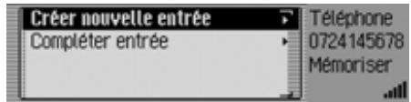 BECKER 7948 - Mémoriser un numéro de téléphone dans le carnet d'adresses - 1