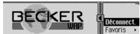 BECKER 7948 - Étabir une connexion WAP - 1