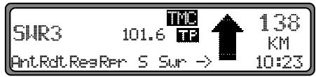 BECKER 7910 DTMHS - Affichage des stations TMC captées - 1