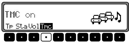 BECKER 7910 DTMHS - Activation/désactivation du mode TMC - 1