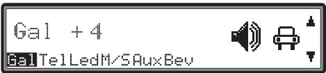 BECKER MONZA MP3 - Sélection/Sortie du menu de l'utilisateur - 1