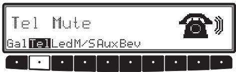 BECKER MONZA MP3 - Réaction en cas de mise en sourdine du téléphone (téléphone) - 1