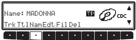 BECKER MONZA MP3 - Attribution d'un nom à un CD - 1