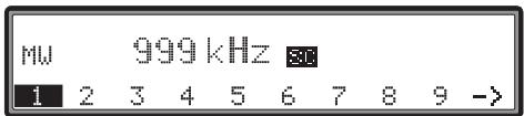 BECKER MONZA MP3 - Recherche par balayage AM - 1