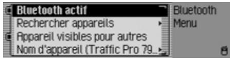 BECKER TP 7945 CASCADE 7944 - Selectionner la configuration Bluetooth - 3