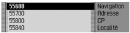 BECKER TRAFFIC PRO 7949 - Selectionner la ville de destination via le code postal - 3