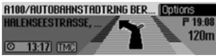 BECKER TRAFFIC PRO 7949 - Ecran d'etat de la navigation - 1