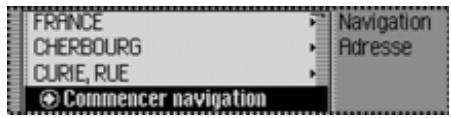 BECKER TRAFFIC PRO 7949 - Exemple d'entrée d'une destination pour la navigation - 10