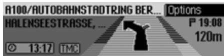 BECKER TRAFFIC PRO 7949 - Commandes pour l'affichage d'etat de la navigation - 1
