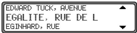 BECKER TRAFFIC PRO HIGH SPEED - Entrez la rue de destination - 4