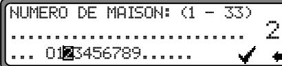 BECKER 4720 - Entrez le numéro de la maison dans la rue de destination - 1
