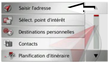 BECKER TRAFFIC ASSIST Z113 - Saisie d'une adresse - 1