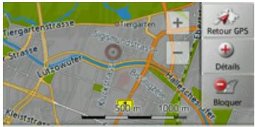 BECKER TRAFFIC ASSIST Z113 - Déplacement de la carte - 1