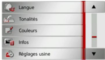 BECKER TRAFFIC ASSIST Z113 - Menu des réglages du système - 2