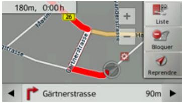 BECKER TRAFFIC ASSIST Z113 - Description d'itinétaire - 1