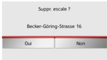 BECKER TRAFFIC ASSIST Z215 - Saisie/effacement d'une destination intermédiaire - 5
