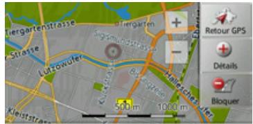 BECKER TRAFFIC ASSIST Z215 - Déplacement de la carte - 1
