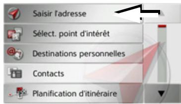 BECKER TRAFFIC ASSIST Z215 - Saisie d'une adresse - 1