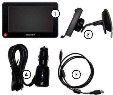 BECKER TRAFFIC ASSIST Z215 - Volume de livreaison - 1