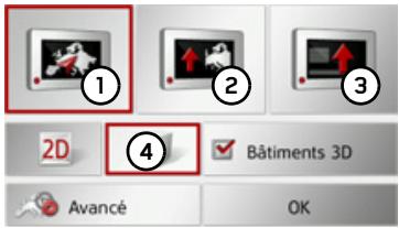 BECKER TRAFFIC ASSIST Z215 - Changement de mode carte - 2