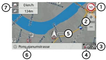 BECKER TRAFFIC ASSIST Z215 - Affichage de carte sans guidage - 1